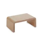 image of American Metalcraft LMR5 Display Riser, 8" W x 10-1/2" D x 4-5/8" H, Maple Wood, Brown Finish