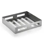 image of American Metalcraft SSH2 Rectangular Stainless Steel Serving & Display Crate, 9"¼ W x 10"½ D x 2"¼ H