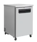 image of Blue Air BLBB23-1S-HC - 24"-1/8" Back Bar Cooler, Stainless Steel, Solid Lock Door, R290, 1/4 HP, 115V