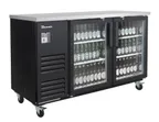image of Blue Air BLBB69-3BG-HC Refrigerated Back Bar Cabinet