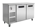 image of Blue Air BLBB69-3S-HC 69" Back Bar Cooler, Stainless Steel, 115V 1/3 HP, 4 Shelves, LED Light