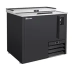 image of Blue Air BLBC-36B-HC Bottle Cooler, 36.9" Width, 3‑11 cu ft, Black Steel Exterior, 1/4 HP Compressor