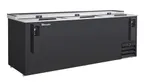 image of Blue Air BLBC-95B-HC Bottle Cooler – 95" Wide Side, 26‑32 cu ft Steel, 1/3 HP, R290, Locking Lids