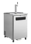 image of Blue Air BLKC23-1S-HC Keg Cooler, 24" Wide 1/2 Barrel, Steel, R290 1/4 HP 115V, Lockable Door
