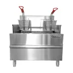 image of Connerton CSF-24 24" Countertop Gas Deep Fryer, Full Pot, Liquid Propane, 40 Ibs, 70.000 BTU