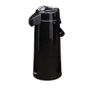 image of Curtis TLXA2203G000 ThermoPro Airpot 2.2 L (74 oz) Lever‑Action, Removable Top, Glass Liner, Black Plastic