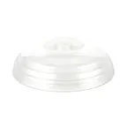 image of Dinex DXCDM07 ClearAire™ Dome Plate Cover, 10" Clear Plastic, Dishwasher Safe, BPA‑Free, NSF