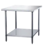 image of Dukers Appliance Co DCSTW-3024 Stainless Steel Top 24" - 27" Work Table