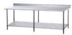 image of Dukers Appliance Co DCSTW-3072B Stainless Steel Top 63" - 72" Work Table