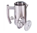 image of Frieling 0131 - 44 Oz French Press, 11-1/4" Height, Double Wall, 18/10 Stainless Steel, Dishwasher Safe