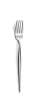 image of Amefa 111400B000340 Dessert Fork – 7.2" Mirror 18/0 Stainless Steel Soprano - 1 Dozen