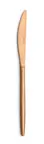 image of Amefa 1114AEB000305 Dinner Knife – 9‑1/16" Satin, 13/0 Stainless Steel, PVD Copper - 1 Dozen