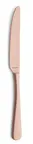 image of Amefa 1410AEB000305 Dinner Knife - 9-1/4" Satin Finish, 13/0 Stainless Steel, Austin PVD Copper, 1 Dozen