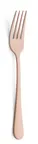 image of Amefa 1410AEB000320 Dinner Fork - 8-1/8" Austin PVD Copper, 18/10 Stainless Steel, 0.09 lb - 1 Dozen