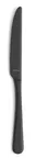 image of Amefa 1410ATB000305 Dinner Knife 9-1/4" Satin 13/0 Stainless Steel Austin PVD Black - 1 Dozen