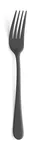 image of Amefa 1410ATB000320 Dinner Fork, 8-1/8" Satin, 18/10 Stainless Steel, PVD Black - 1 Dozen