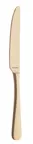 image of Amefa 1410AUB000305 Dinner Knife - 9-1/4" Austin PVD Gold Satin, 13/0 Stainless Steel, 0.18 lb - 1 Dozen