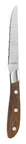 image of Amefa 255004B000113 - 9"/9-1/8" Steak Knife, 18/10 Blade, Stainless Handle, Ashwood, 1 Dozen