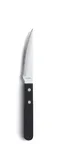 image of Amefa 700000B000315 Serrated Steak Knife, 8-1/4" Mirror Finish Blade, 3Cr14 Stainless Steel - 1 Dozen