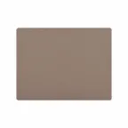 image of Davanti Frieling Mattola Placemats Model 80110 - 17" x 13" Taupe Placemat, Anti‑Slip, Dishwasher Safe