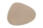 image of Davanti Frieling Mattola Placemats 80210 - Stone Vinyl Placemat 18.5" x 15.3", Taupe, Anti‑Slip