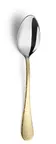 image of Amefa 8051LUB000325 Tablespoon - 8-1/8" Half PVD Gold Finish, 18/10 Stainless Steel, 0.53 oz - 1 Dozen