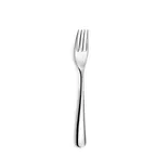 image of Amefa 831000B000340 Dessert Fork – 7"-8" Mirror Finish 18/10 Stainless Steel Opus Design - 1 Dozen