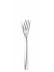 image of Amefa 906500B000340 Dessert Fork, 7-7/16" Mirror Finish, 18/10 Stainless Steel, Aurora - 1 Dozen