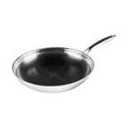 image of Black Cube BC128 Fry Pan – 11" Diameter, Stainless‑Aluminum, Handle, Oven Safe to 500°F, Non‑Stick
