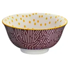 image of Cilio C107685-6 - 6" Round Porcelain Bowl, 17 Oz Capacity, Lines Design, Dinnerware China, - 1/Case