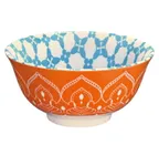 image of Cilio C107692-6 Mandala Porcelain Bowl, 6" Diameter, 17 Oz Capacity, White Porcelain - 1/Case