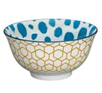 image of Cilio C107760-6 Honeycomb Textured Porcelain Bowl, 6" Diameter, 17 oz Capacity, Round Shape – Case