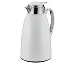 image of Cilio C543933 Beverage Server Venezia, 34 fl oz Plastic, Glass Liner, Screw‑On Cap, Push‑Button Pour