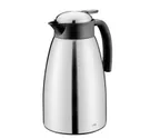 image of Cilio C544084 Savona Insulated Beverage Server, 51 oz Double‑Wall Stainless Steel/Plastic, Screw‑Top Push‑Button
