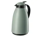 image of Cilio C544350 Beverage Server Imola, 34 Fl Oz (1 L) Mint Green Plastic, Liner, Push-Button Cap Pour