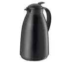 image of Cilio C544367 Insulated Beverage Server Imola, 34 Fl Oz (1 L) Black Plastic, Liner, Cap Push‑Button