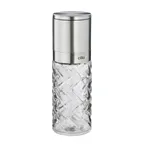 image of Cilio C613544 Salt Pepper Mill, 2"W x 2"D x 6.25"H, Stainless Steel and Glass, Cristallo Design