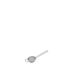 image of Kuechenprofi K1109902807 Mesh Strainer, 3.25"W x 8.5"D x 1.5"H, 3", Stainless Steel, Dishwasher Safe