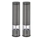 image of Kuechenprofi K3090032400 Boston Salt & Pepper Mill, 2" Dia x 9" H, Stainless Steel, Acrylic Top
