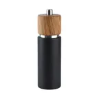 image of Zassenhaus M023695 Hannover Pepper Mill, 2" x 2" x 7" Matte Black Olive Wood - 1/Each
