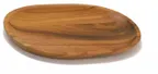 image of Frieling WTT240S Oval Tray, 10" x 6", Hand‑Finished Acadia Wood, Water‑Resistant Finish - 4/Case