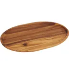 image of Frieling WTT240X - Oval Serving Tray, 18" x 12", Acadia Wood, Water‑Resistant Finish - 12/Case