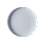 image of GET PA1101992012 - 8" Round Porcelain Plate, Rolled Edge, Microwave Safe, Oven Safe - 1 Dozen