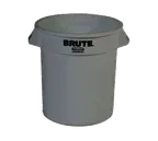 image of InSinkErator 10GAL BIN - 10 Gallon Round Commercial Trash Can, Gray Rubbermaid Brute, Heavy Duty