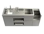 image of Krowne BB-PALOMA-S81 Sink Combo Underbar Ice Bin/Cocktail Station
