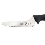 image of Mercer M23411 - Millennia 6" Offset Bread Knife, Wavy Edge, Steel Blade, Santoprene® Handle - 1/Each