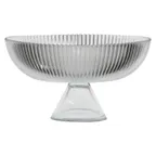 image of Ardacam 1874F-2472-1 Clear Glass Bowl, 8.07" Diameter, 41 Oz Capacity, Round Shape, Aria