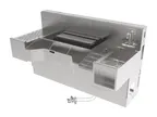 image of Perlick PCE68-A-MB Sink Combo Underbar Ice Bin/Cocktail Station
