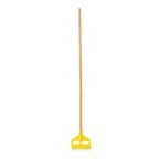 image of Rubbermaid FGH115000000 Wet Mop Handle, 54" with Plastic Head, Fits 1" Headbands - 1/Each