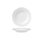 image of Turgla FLO24CK00 Flora Plate - 9.5" Diameter x 1" Height, 13 oz, Round White Porcelain Plate